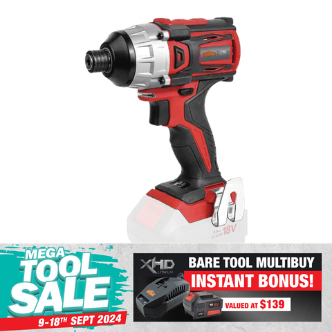 XHD Lithium Cordless Impact Driver Brushless 180Nm 18V - Bare Tool