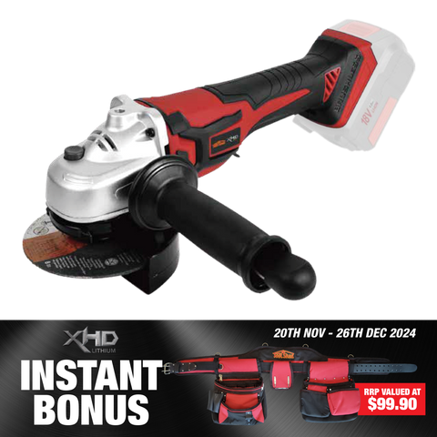 XHD Lithium Cordless Angle Grinder Brushless 115mm 18V - Bare Tool