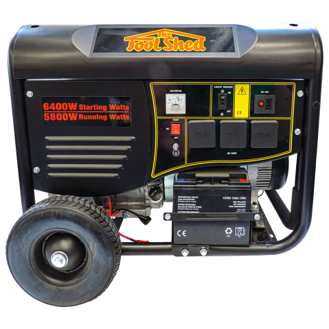 ToolShed Generator 6.5kVA Electric Start