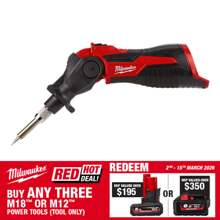 Milwaukee M12 Cordless Soldering Iron 12V - Bare Tool