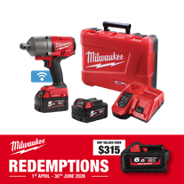 Milwaukee M18 FUEL ONE-KEY Cordless Impact Wrench 3/4in 2034Nm 18V 5Ah