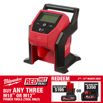Milwaukee M12 Cordless Compact Inflator 12V - Bare Tool