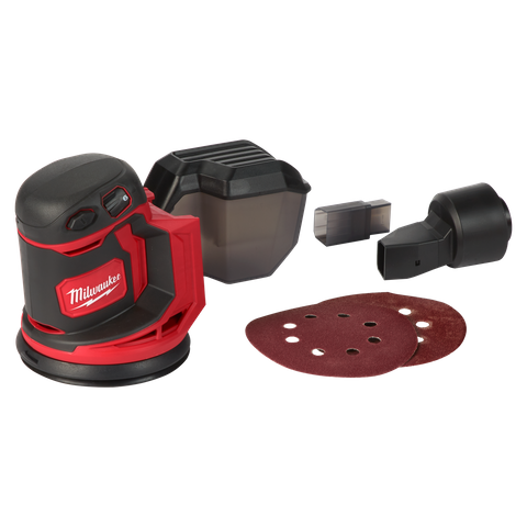 Milwaukee M18 Cordless Sander Random Orbital 125mm 18V - Bare Tool