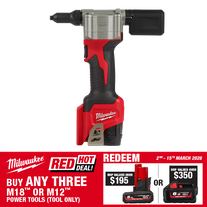 Milwaukee M12 Cordless Rivet Gun 12V - Bare Tool