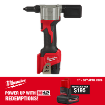 Milwaukee M12 Cordless Rivet Gun 12V - Bare Tool