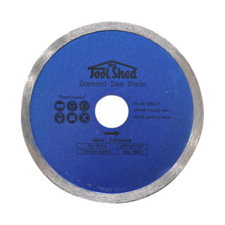 ToolShed Diamond Blade 200mm Continuous Rim - Wet