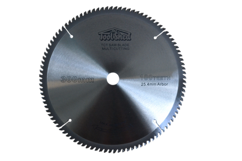 ToolShed Mitre/Table Saw Blade Multi Material TCT 300mm 100T 25.4mm Bore