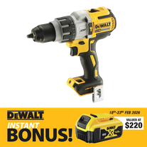 DEWALT Cordless Hammer Drill Brushless Heavy Duty 18v - Bare Tool