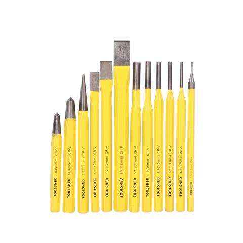 ToolShed 12pc Punch and Cold Chisel Set
