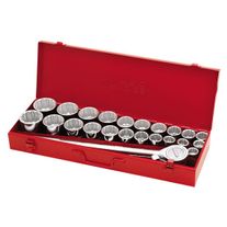 Trades Pro Socket Set 3/4dr 27pe Met/Imp