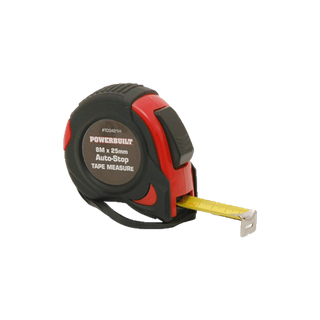 Powerbuilt Tape Measure 8m x 25mm Auto Stop