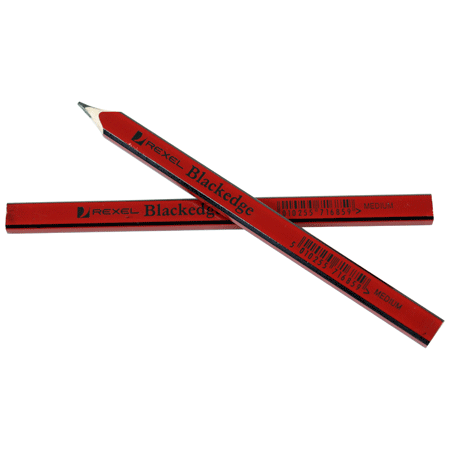 Blackedge Carpenters Pencil Medium - Red