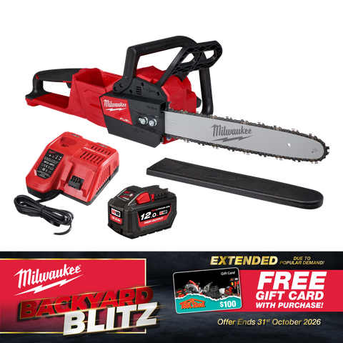 Milwaukee M18 FUEL Cordless Chainsaw 16in 18V 12Ah