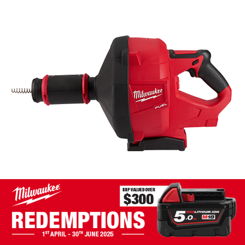 Milwaukee M18 FUEL Cordless Drain Snake 18v - Bare Tool