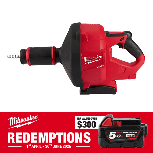 Buy Milwaukee M18 FUEL Cordless Drain Snake 18v Bare Tool online in New Zealand The ToolShed