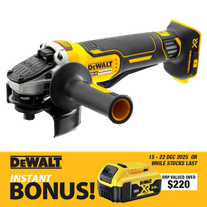 DeWalt Cordless Angle Grinder 125mm Brushless Paddle Switch 18V - Bare Tool