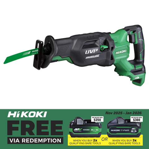 HiKOKI Cordless Reciprocating Saw Brushless 36V - Bare Tool