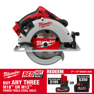 Milwaukee M18 Cordless Circular Saw 184mm Brushless 18V - Bare Tool