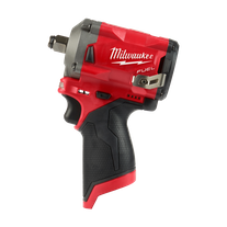 Milwaukee M12 FUEL Cordless Impact Wrench Stubby 1/2in 12v - Bare Tool