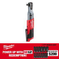 Milwaukee M12 FUEL Ratchet Brushless 1/2in 12v - Bare Tool