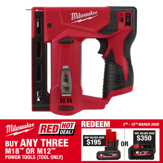 Milwaukee M12 Cordless Crown Stapler 10mm - Bare Tool