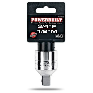 Powerbuilt Socket Adaptor 3/4in Dr Female to 1/2in Dr Male