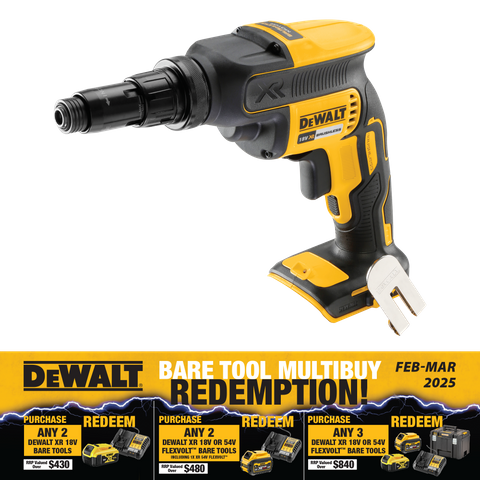 DeWalt Cordless Screwdriver Tek Gun 18v - Bare Tool