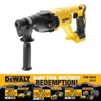 DeWalt Cordless Rotary Hammer Drill 26mm Brushless 18v - Bare Tool