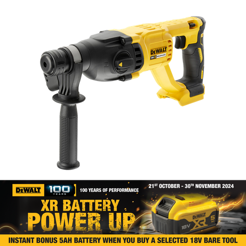 DeWalt Cordless Rotary Hammer Drill 26mm Brushless 18v - Bare Tool