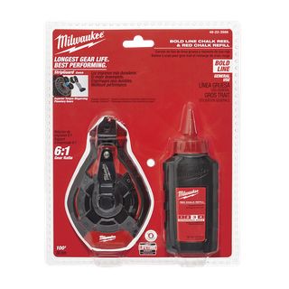 Milwaukee Bold Chalk Line with Red Chalk 30m