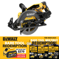 DeWalt FLEXVOLT Cordless Circular Saw 190mm Brushless Rear Handle 54V -Bare Tool