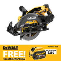 DEWALT FLEXVOLT Cordless Circular Saw 190mm Brushless Rear Handle 54V -Bare Tool