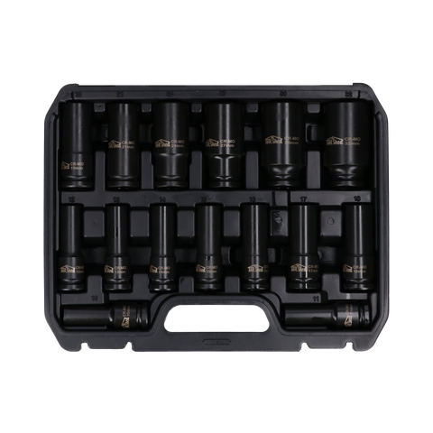 ToolShed Impact Socket Set 1/2in Dr Deep 15pc