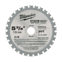 Milwaukee Cold Cut Saw Blade Metal Cutting 136mm 30T
