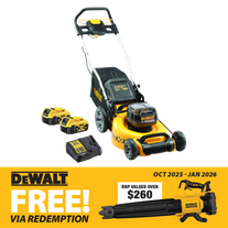 DeWalt Lawn Mower 19in/430mm 36V (2x 18V) 5Ah