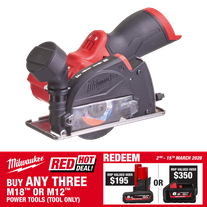 Milwaukee M12 FUEL Cordless Cut Off Tool 75mm 12V - Bare Tool