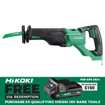 HiKOKI Cordless Reciprocating Saw Brushless 18V - Bare Tool