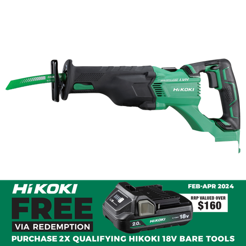 HiKOKI Cordless Reciprocating Saw Brushless 18V - Bare Tool