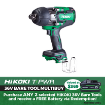 HiKOKI Cordless Impact Wrench Brushless 3/4in 1100Nm 36V - Bare Tool