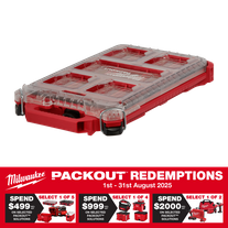 Milwaukee PACKOUT Low-Profile Compact Organiser