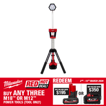 Milwaukee M18 Dual Power Tower Light 18V - Bare Tool