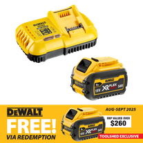 DeWalt Flexvolt Starter Kit 6Ah with Fast Charger