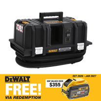 DEWALT FLEXVOLT Cordless Wet/Dry Vacuum Dust Extractor M Class 54V - Bare Tool