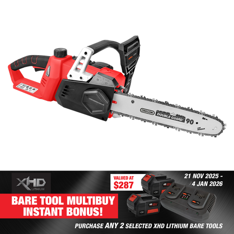 XHD Lithium Cordless Chainsaw 350mm 36V (2x 18V) - Bare Tool