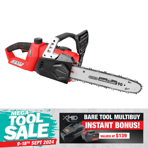 XHD Lithium Cordless Chainsaw 350mm 36V (2x 18V) - Bare Tool