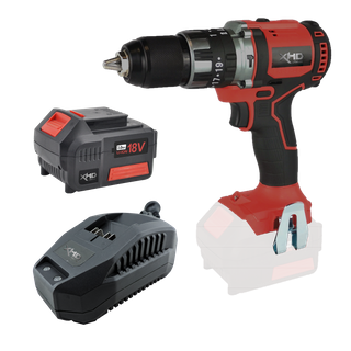XHD Lithium Cordless Hammer Drill Kit Brushless 18V 3Ah
