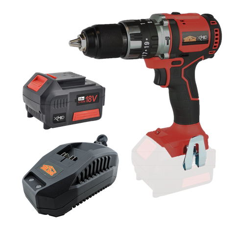 XHD Lithium Cordless Hammer Drill Kit Brushless 18V 3Ah