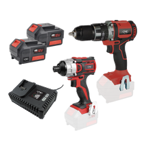 XHD Lithium Cordless Hammer Drill and Impact Driver Brushless 18V 3Ah