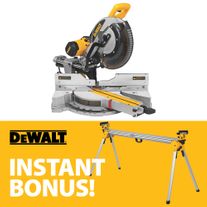 DeWalt 305mm Mitre Saw plus BONUS Stand