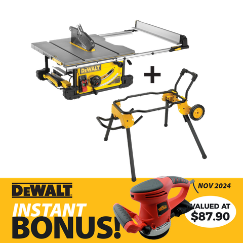 DeWalt Heavy Duty Table Saw plus Stand